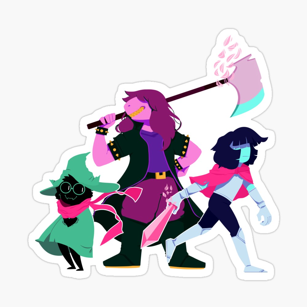 Susie Kris and Ralsei Deltarune