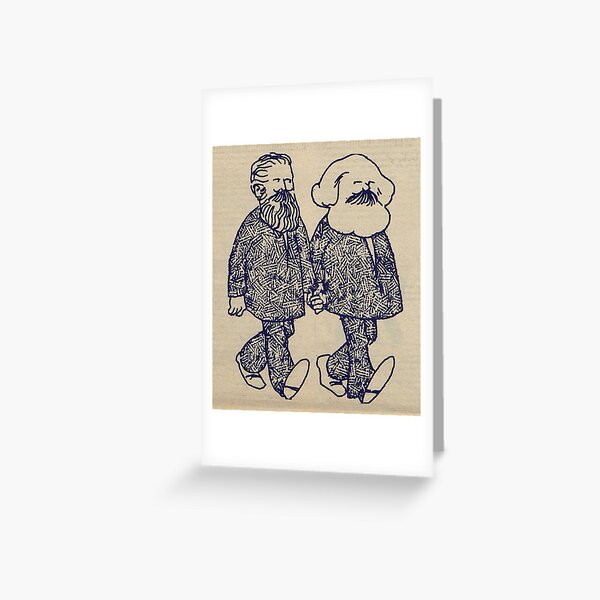 Item preview, Karl Marx and Fredrich Engels designed and sold by fightwitch.