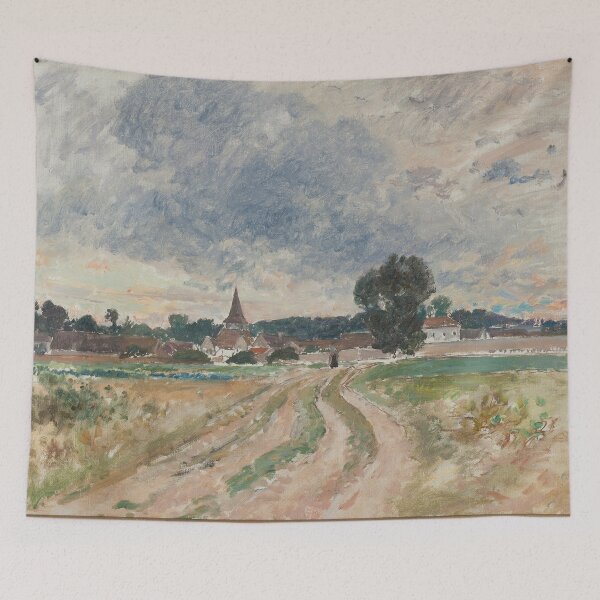 Item preview, A Country Church. Study - Alfred Wahlberg designed and sold by themasters.
