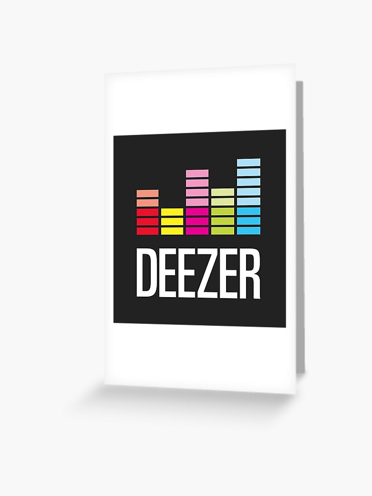 Deezer Logo Greeting Card By Eatf Redbubble