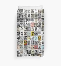 Punk Show Flyers Duvet Cover