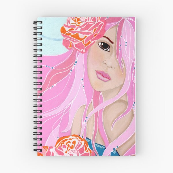 Aperçu de l'œuvre Médias mixtes roses et roses créée et vendue par ArtChick.