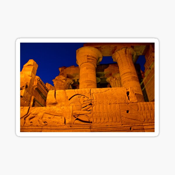 Item preview, Egypt. Kom Ombo Temple. Twilight. designed and sold by vadim19.