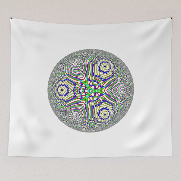 Item preview, Noneuclidean Quasi-Ukrainian Mandala #114 designed and sold by DavidFeldman.