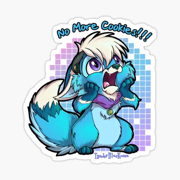 No More Cookies - Tynder BlueKoinu Sticker