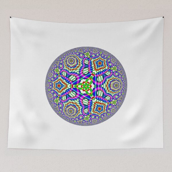 Item preview, Noneuclidean Quasi-Ukrainian Mandala #118 designed and sold by DavidFeldman.