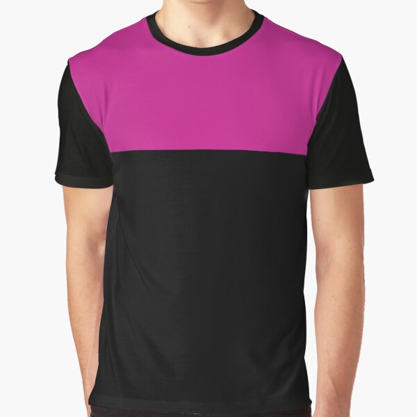 Magenta Pink Black Color Block