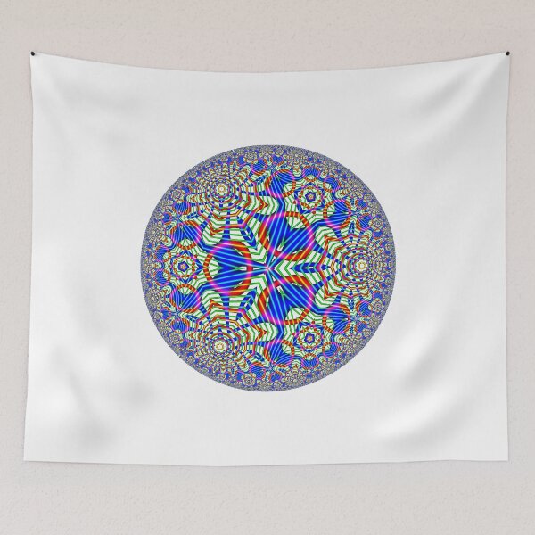Item preview, Noneuclidean Quasi-Ukrainian Mandala #119 designed and sold by DavidFeldman.