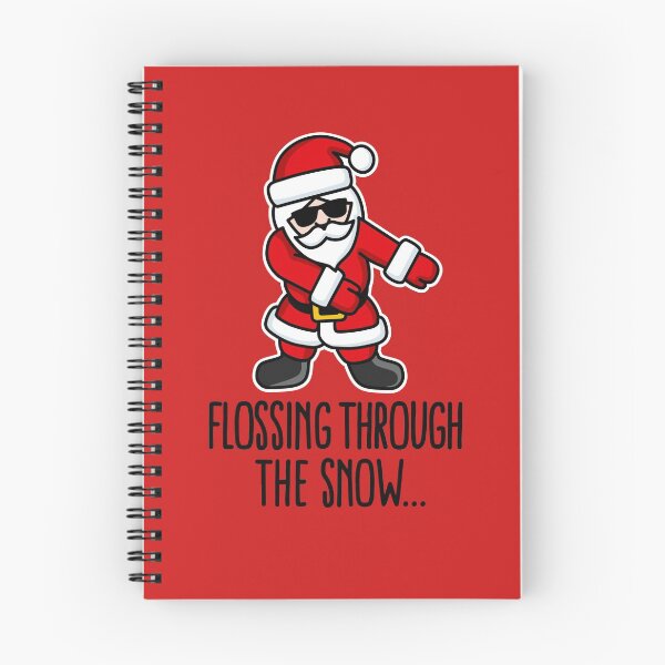 Item preview, Flossing through the snow Santa Floss like a boss designed and sold by LaundryFactory.