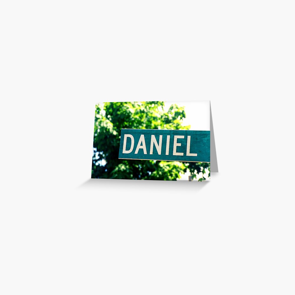 Daniel Greeting Card
