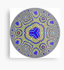 Noneuclidean Quasi-Ukrainian Mandala #122 Metal Print