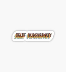 Seek discomfort motivation Sticker