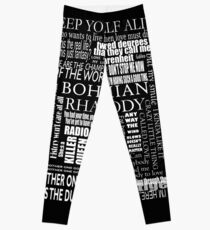 BOHEMIAN RHAPSODY LYRICS Leggings