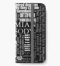 BOHEMIAN RHAPSODY LYRICS iPhone Wallet/Case/Skin