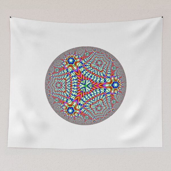 Item preview, Noneuclidean Quasi-Ukrainian Mandala #128 designed and sold by DavidFeldman.