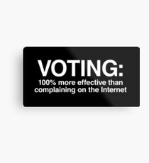 Voting Metal Print