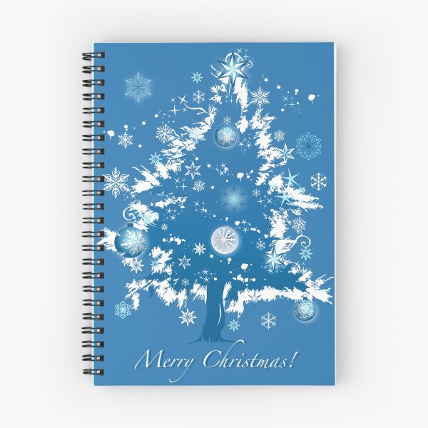 Item preview, "Silent Night" Christmas Card - Blue Decorative Christmas Tree designed and sold by ruxique.