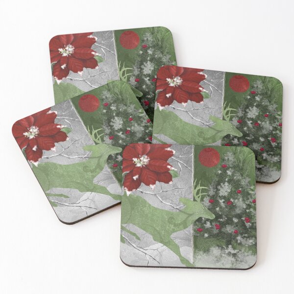 Item preview, Christmas Lodge Deer designed and sold by Sasha Art Gallery.