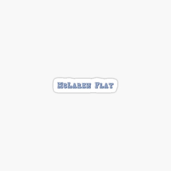 McLaren Flat Sticker