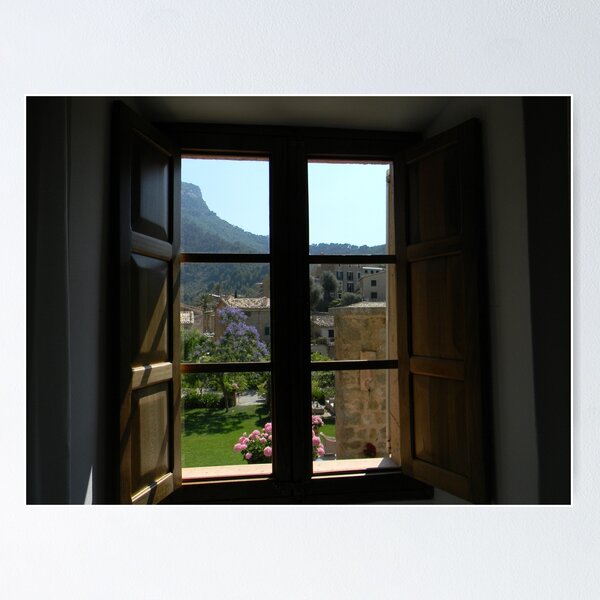 Artikelvorschau, Ein Blick aus dem Fenster - Mallorca, Spanien entworfen und verkauft von msangiemoon.