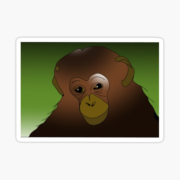 Baby Chimpanzee Cartoon Gifts & Merchandise for Sale | Redbubble