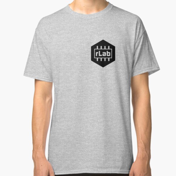 rLAB black and white logo Classic T-Shirt
