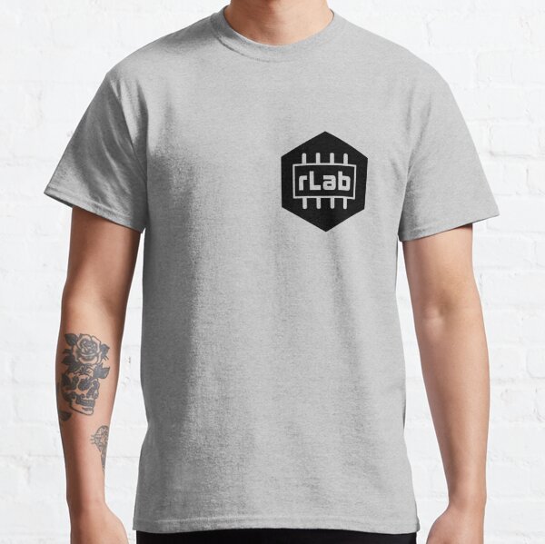rLAB black and white logo  Classic T-Shirt
