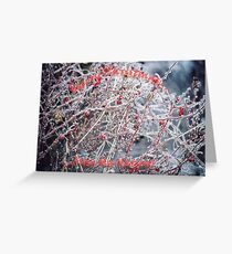 Ma Nature's Christmas Greeting Greeting Card