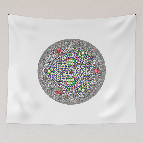 Item preview, Noneuclidean Quasi-Ukrainian Mandala #130 designed and sold by DavidFeldman.