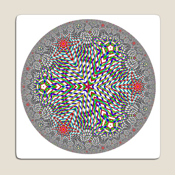 Item preview, Noneuclidean Quasi-Ukrainian Mandala #130 designed and sold by DavidFeldman.