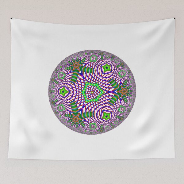 Item preview, Noneuclidean Quasi-Ukrainian Mandala #135 designed and sold by DavidFeldman.