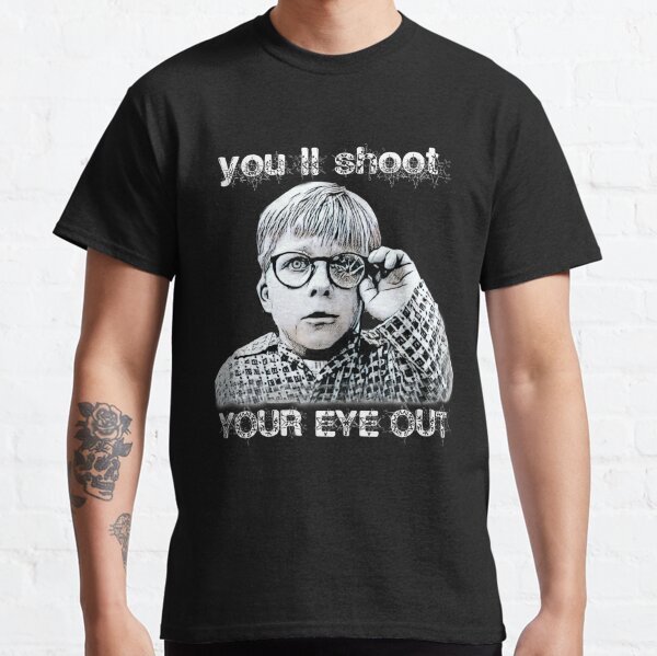 A CHRISTMAS STORY YOULL SHOOT Kids Boys Girls Graphic Tee Shirt SM-XL Sizes 6-20 