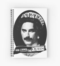 God Save The Queen Spiral Notebook