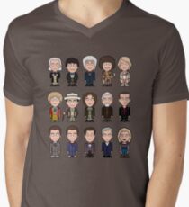 The Fifteen Doctors Men's V-Neck T-Shirt