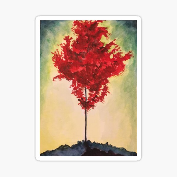 Crimson Moment Sticker
