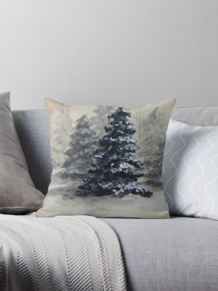 Artikel-Vorschau von Winter in den Kiefern, designt und verkauft von Mossy Shed Prints.
