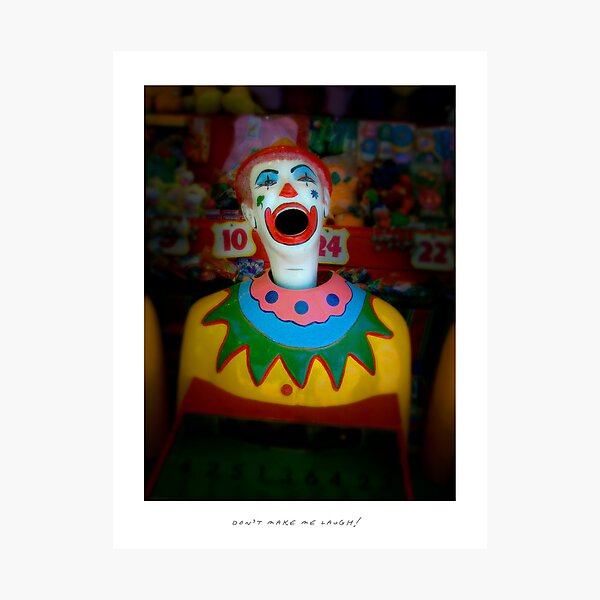 Aperçu de l'œuvre don't make me laugh créée et vendue par Jeff Moorfoot.