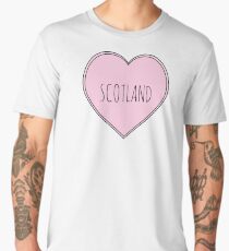 Scotland Heart Men's Premium T-Shirt