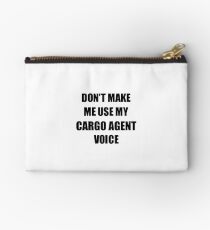 Cargo Agent Gift for Coworkers Funny Present Idea Studio Pouch