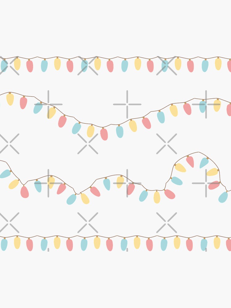 Pastel String Lights Vinyl
