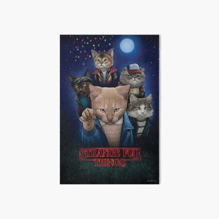 Strange Fur Things Art Board Print