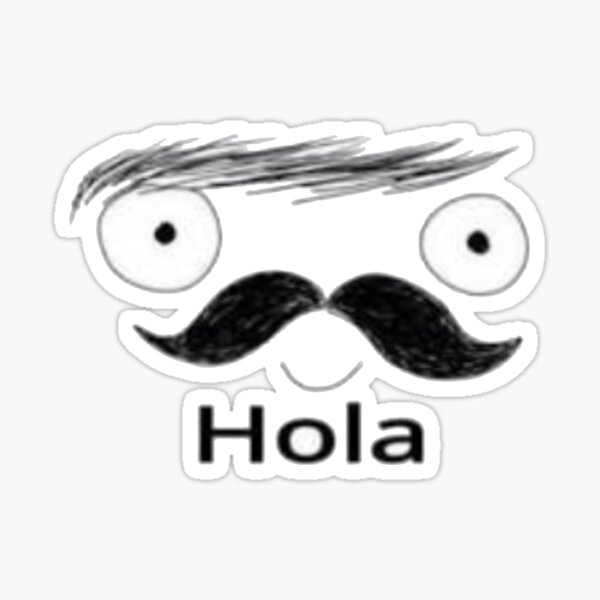Hola, soy Carlos ahora Pegatina