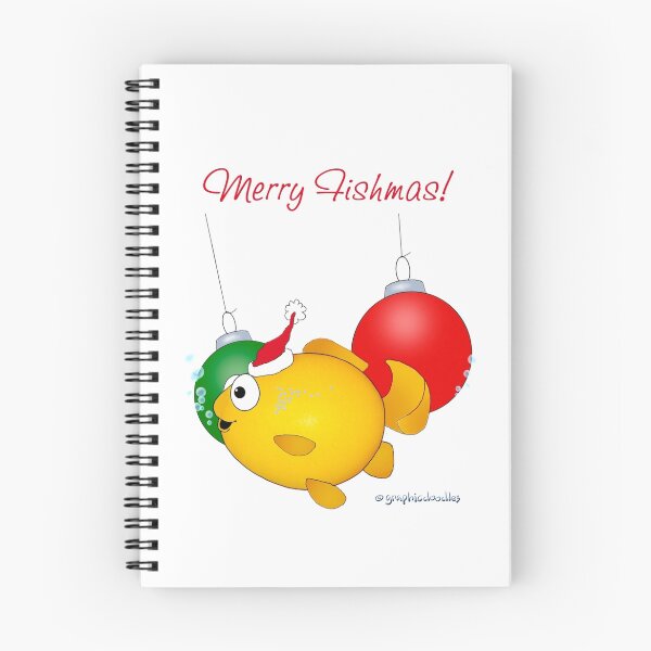 Item preview, Merry Fishmas! Goldfish Christmas. designed and sold by graphicdoodles.