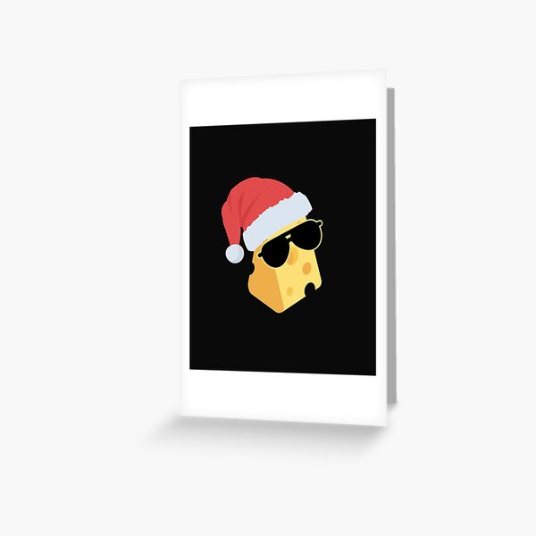 Item preview, Funny Christmas Humor Swiss Cheese Sunglasses Santa Hat  designed and sold by Essetino.