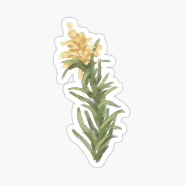 goldenrod doodle Sticker