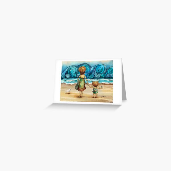 Beachcombers Greeting Card