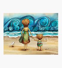 Beachcombers Photographic Print