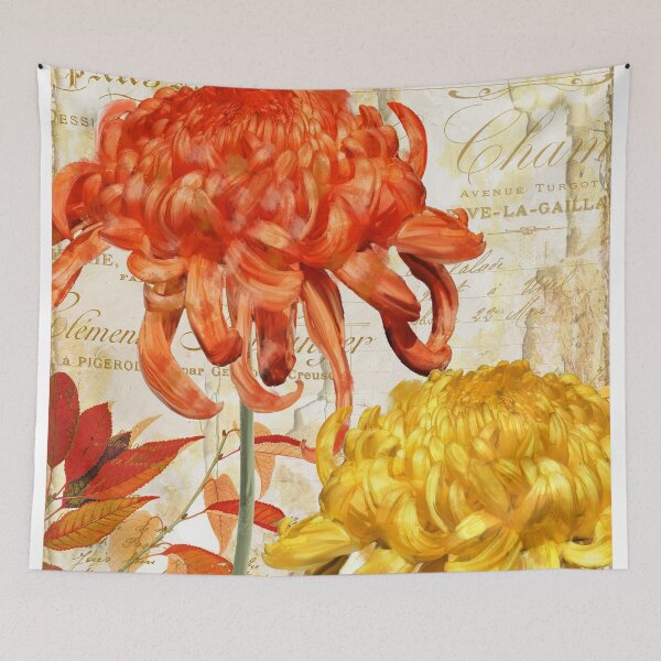 Artikelvorschau, Chrysanthemes II entworfen und verkauft von Sasha Art Gallery.