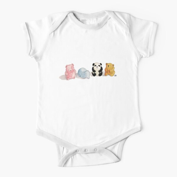 Marzipan Animals Short Sleeve Baby One-Piece