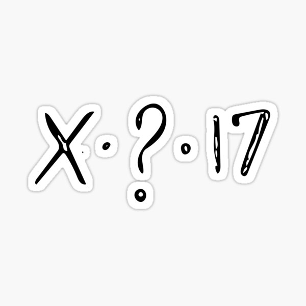 XXXTENTACION SYMBOL ART Pegatina